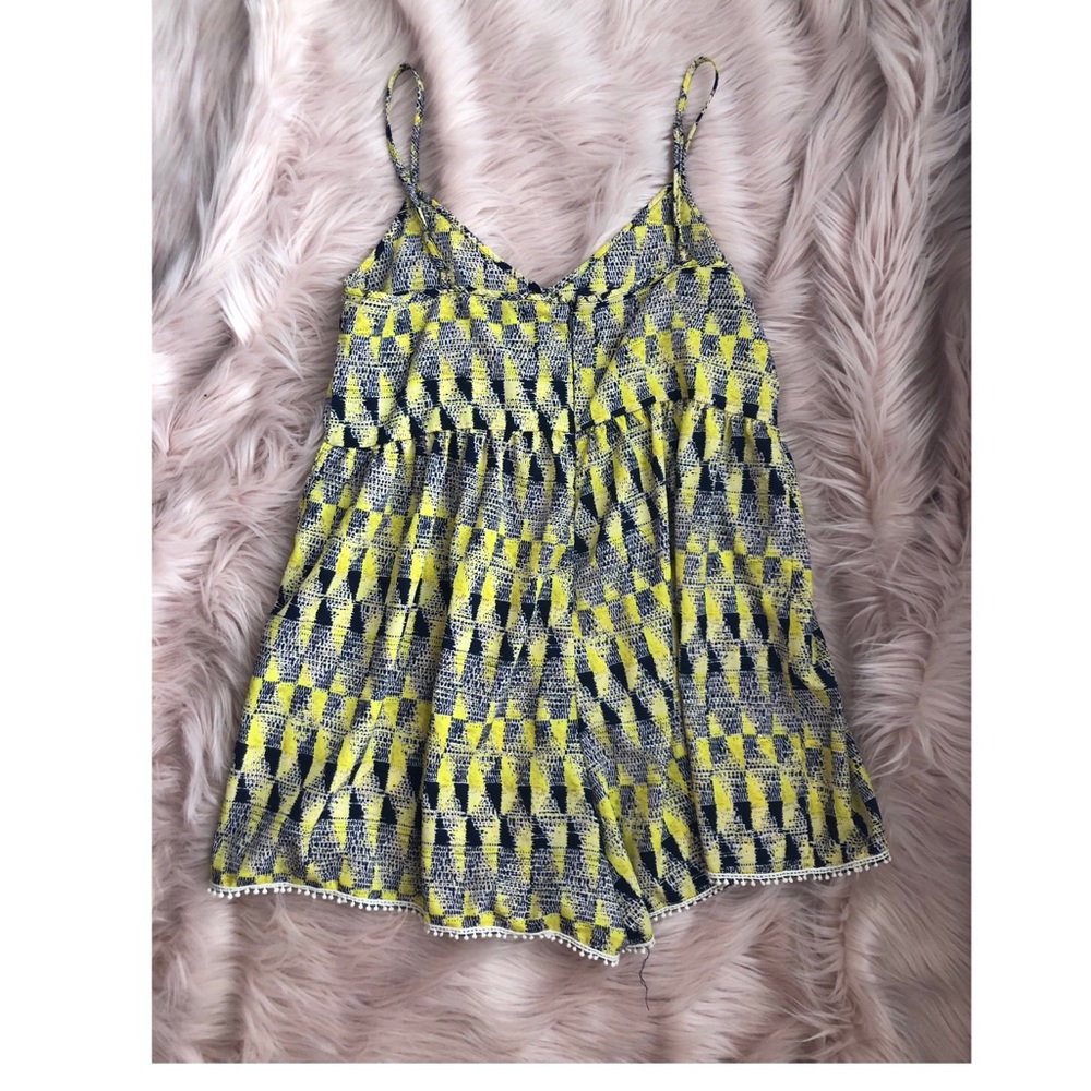 Blue and Yellow Romper